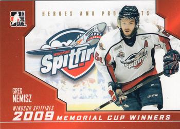 2009-10 In The Game Heroes and Prospects - Memorial Cup Winners #MC-02 Greg Nemisz  Front