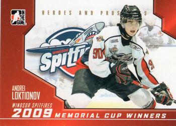 2009-10 In The Game Heroes and Prospects - Memorial Cup Winners #MC-07 Andrei Loktionov  Front