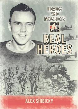 2009-10 In The Game Heroes and Prospects - Real Heroes #RH-19 Alex Shibicky  Front