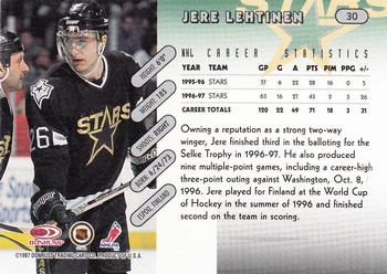 1997-98 Donruss #30 Jere Lehtinen Back