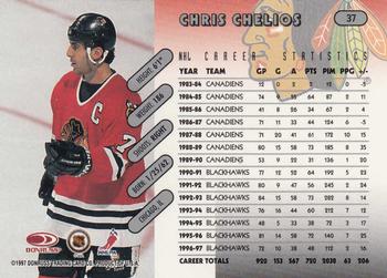 1997-98 Donruss #37 Chris Chelios Back