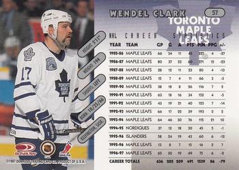 1997-98 Donruss #57 Wendel Clark Back