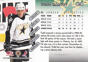 1997-98 Donruss #68 Todd Harvey Back