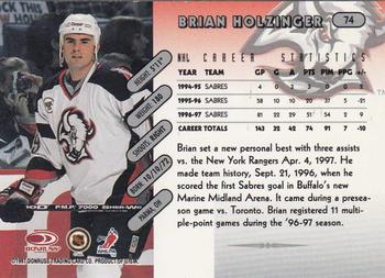 1997-98 Donruss #74 Brian Holzinger Back