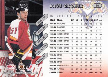 1997-98 Donruss #80 Dave Gagner Back