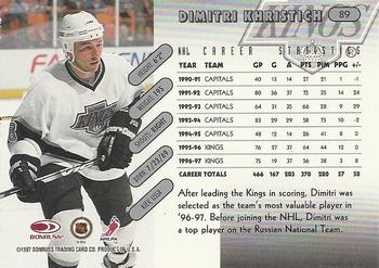 1997-98 Donruss #89 Dimitri Khristich Back