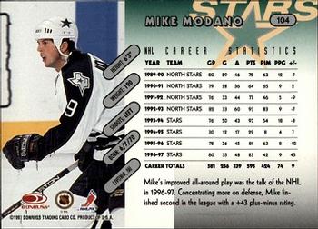 1997-98 Donruss #104 Mike Modano Back