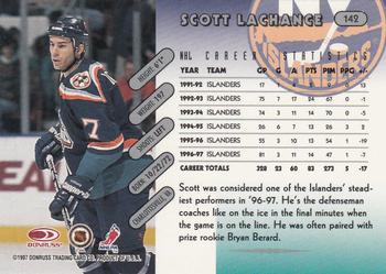 1997-98 Donruss #142 Scott Lachance Back