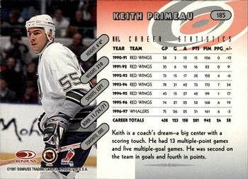 1997-98 Donruss #185 Keith Primeau Back