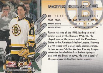 1997-98 Donruss #201 Paxton Schafer Back