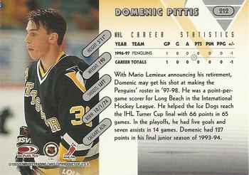 1997-98 Donruss #212 Domenic Pittis Back