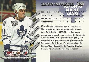 1997-98 Donruss #224 Shayne Toporowski Back