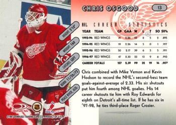 1997-98 Donruss #13 Chris Osgood Back