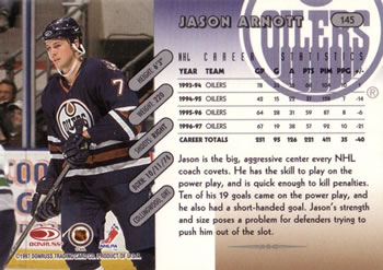1997-98 Donruss #145 Jason Arnott Back