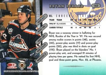 1997-98 Donruss #163 Bryan Berard Back