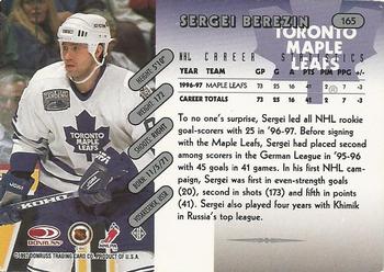 1997-98 Donruss #165 Sergei Berezin Back