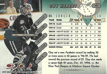 1997-98 Donruss #167 Guy Hebert Back