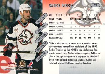 1997-98 Donruss #21 Mike Peca Back