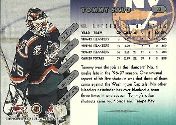 1997-98 Donruss #33 Tommy Salo Back