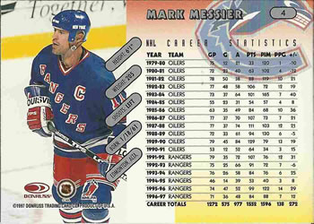 1997-98 Donruss #4 Mark Messier Back