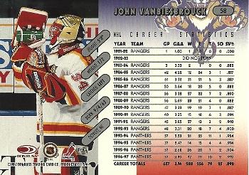 1997-98 Donruss #58 John Vanbiesbrouck Back
