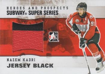 2009-10 In The Game Heroes and Prospects - Subway Series Jerseys #SSM-14 Nazem Kadri  Front