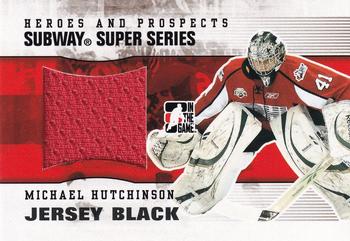 2009-10 In The Game Heroes and Prospects - Subway Series Jerseys #SSM-17 Michael Hutchinson  Front