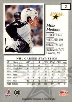 1997-98 Donruss Elite #2 Mike Modano Back