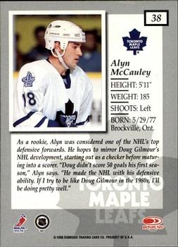 1997-98 Donruss Elite #38 Alyn McCauley Back