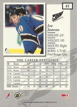1997-98 Donruss Elite #41 Joe Juneau Back