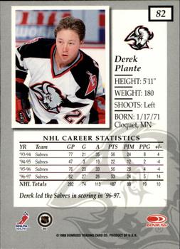 1997-98 Donruss Elite #82 Derek Plante Back