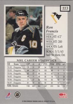 1997-98 Donruss Elite #113 Ron Francis Back