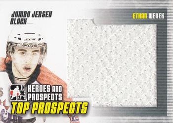 2009-10 In The Game Heroes and Prospects - Top Prospects Game Used Jerseys #JM-10 Ethan Werek  Front