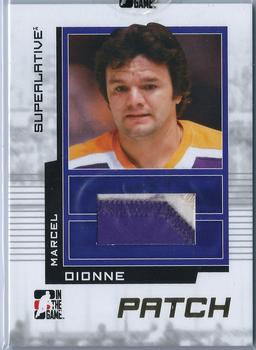 2009-10 In The Game Superlative - Game Used Patches Gold #SP34 Marcel Dionne  Front