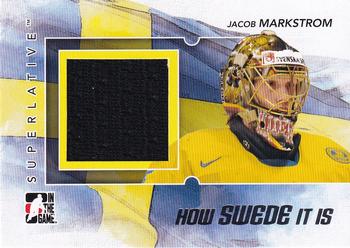 2009-10 In The Game Superlative - How Swede It Is Silver #HS-03 Jacob Markstrom  Front