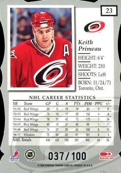 1997-98 Donruss Elite - Status #23 Keith Primeau Back
