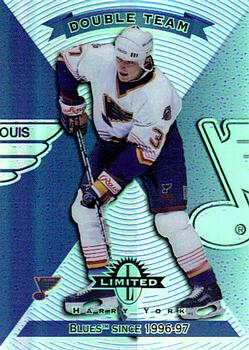 1997-98 Donruss Limited - Limited Exposure #158 Harry York / Pierre Turgeon Front