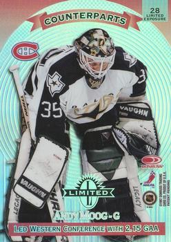 1997-98 Donruss Limited - Limited Exposure #28 Ed Belfour / Andy Moog Back