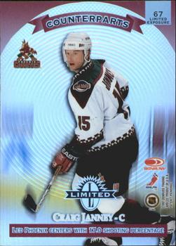 1997-98 Donruss Limited - Limited Exposure #67 Jim Campbell / Craig Janney Back