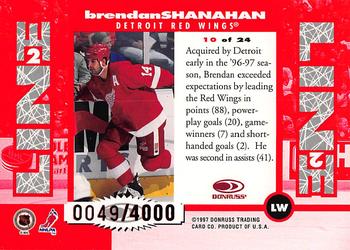 1997-98 Donruss - Line 2 Line #10 Brendan Shanahan Back