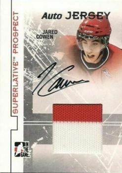 2009-10 In The Game Superlative - Prospect Jerseys Autographs Silver #PAJJC Jared Cowen  Front