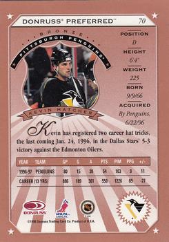1997-98 Donruss Preferred #70 Kevin Hatcher Back
