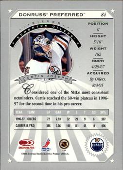 1997-98 Donruss Preferred #84 Curtis Joseph Back
