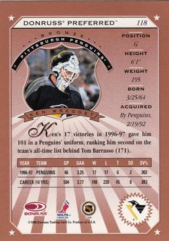 1997-98 Donruss Preferred #118 Ken Wregget Back