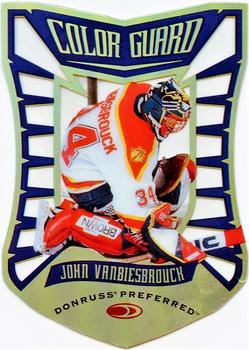 1997-98 Donruss Preferred - Color Guard #4 John Vanbiesbrouck Front