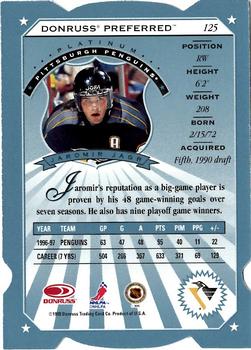 1997-98 Donruss Preferred - Cut to the Chase #125 Jaromir Jagr Back