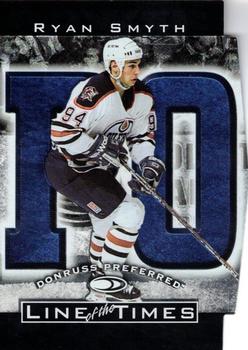 1997-98 Donruss Preferred - Line of the Times #1-A Ryan Smyth Front