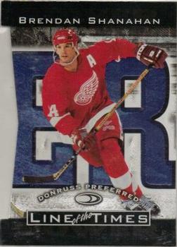 1997-98 Donruss Preferred - Line of the Times #2-C Brendan Shanahan Front