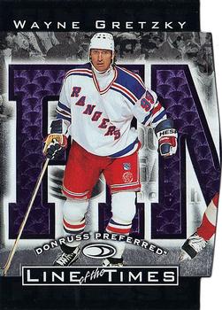 1997-98 Donruss Preferred - Line of the Times #6-A Wayne Gretzky Front