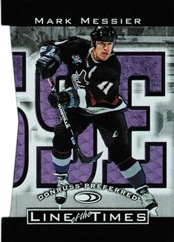 1997-98 Donruss Preferred - Line of the Times #7-C Mark Messier Front